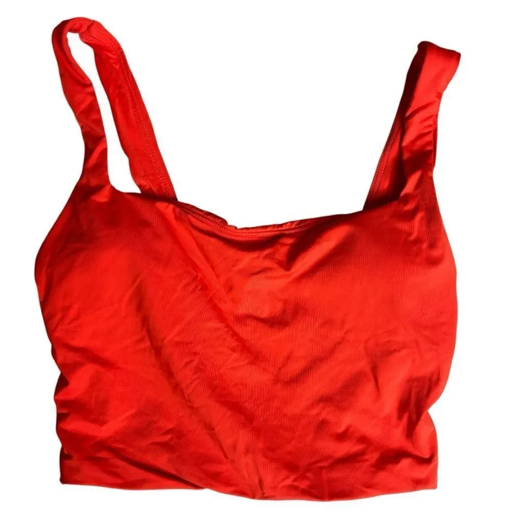 Andie Swim The Tank Swim Top in Orange Size XS NEW NWT